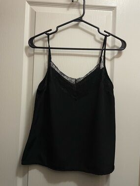Dynamite Black Lace Cami Top